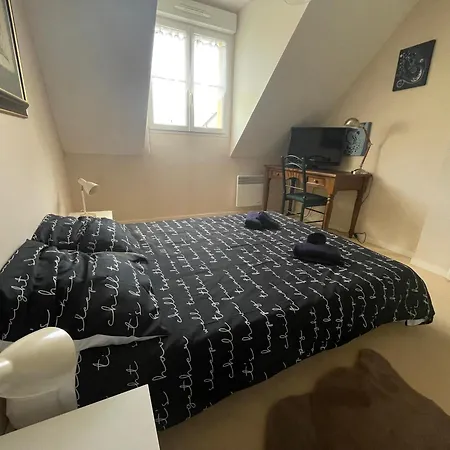 度假居 Maison Calme Et Cosy A Port-en-bessin Pres Du Golf Et De La