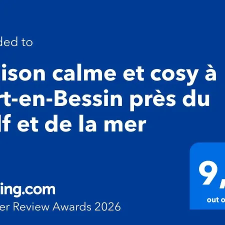Maison Calme Et Cosy A Port-en-bessin Pres Du Golf Et De La *