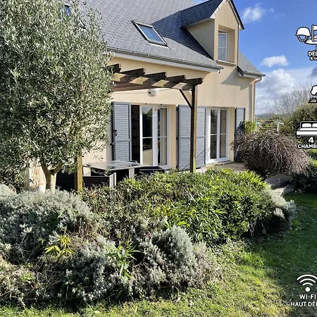 度假居 Maison Calme Et Cosy A Port-en-bessin Pres Du Golf Et De La 贝桑于潘港