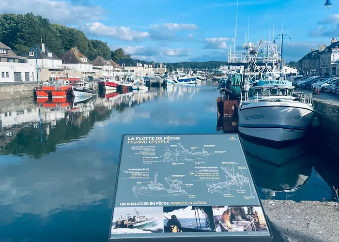 Maison Calme Et Cosy A Port-en-bessin Pres Du Golf Et De La Prázdninový dům
