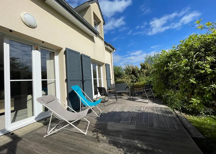 Maison Calme Et Cosy A Port-en-bessin Pres Du Golf Et De La *