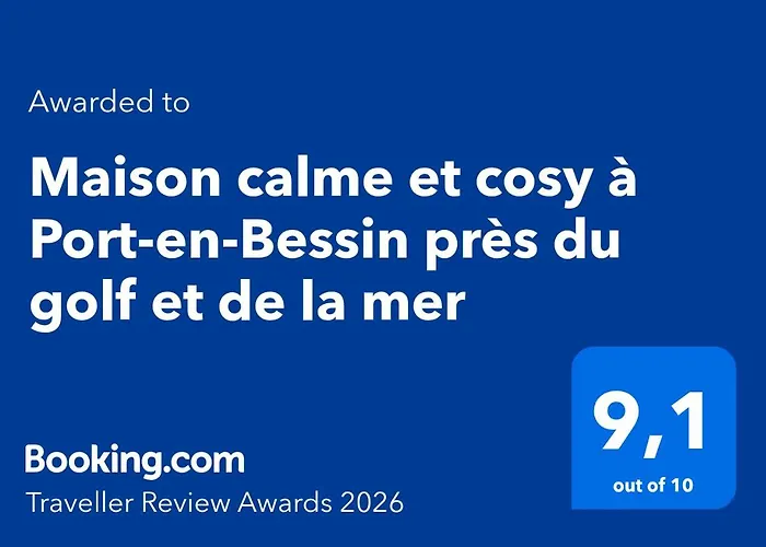 Maison Calme Et Cosy à Port-en-bessin Près Du Golf Et De La *
